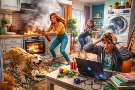 découvrez les aventures comiques d'une famille simsex dans les sims, où chaque défi apporte son lot de rires et d'imprévus hilarants.
